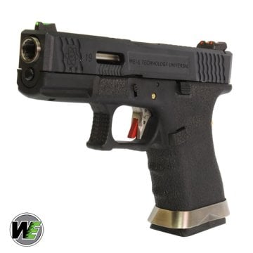 WE G19 T5 GBB AIRSOFT TABANCA BK SLIDE / SV BARRREL / BK FRAME