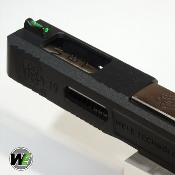 WE G19 T5 GBB AIRSOFT TABANCA BK SLIDE / SV BARRREL / BK FRAME