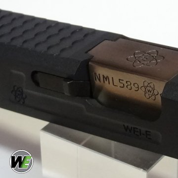 WE G19 T5 GBB AIRSOFT TABANCA BK SLIDE / SV BARRREL / BK FRAME