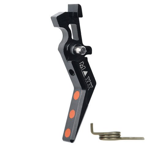 MAXX CNC Aluminum Advanced Trigger (Style A) (Black) ARSOFT TETIK SIYAH MX-TRG001SAB