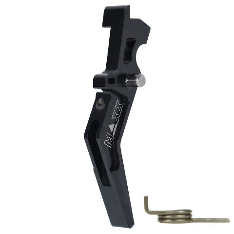 MAXX CNC Aluminum Advanced Trigger (Style A) (Black) ARSOFT TETIK SIYAH MX-TRG001SAB
