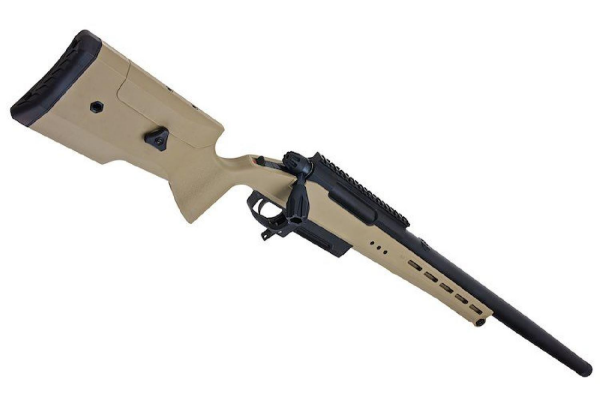 Silverback TAC-41PS Classic Polimer Dipçik Sport Version Sniper Bolt Action Airsoft Tüfek – Çöl (SBA-T41PS-FDE)