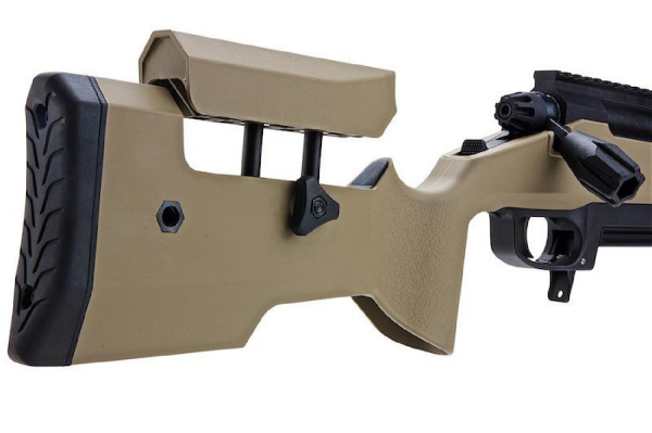 Silverback TAC-41PS Classic Polimer Dipçik Sport Version Sniper Bolt Action Airsoft Tüfek – Çöl (SBA-T41PS-FDE)