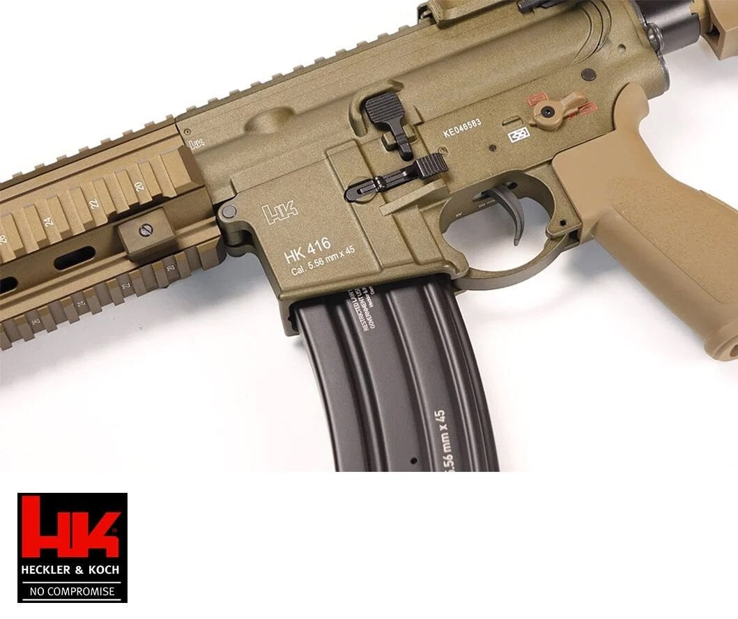 HK416A5 RAL8000 TAN AEG Airsoft Tüfek