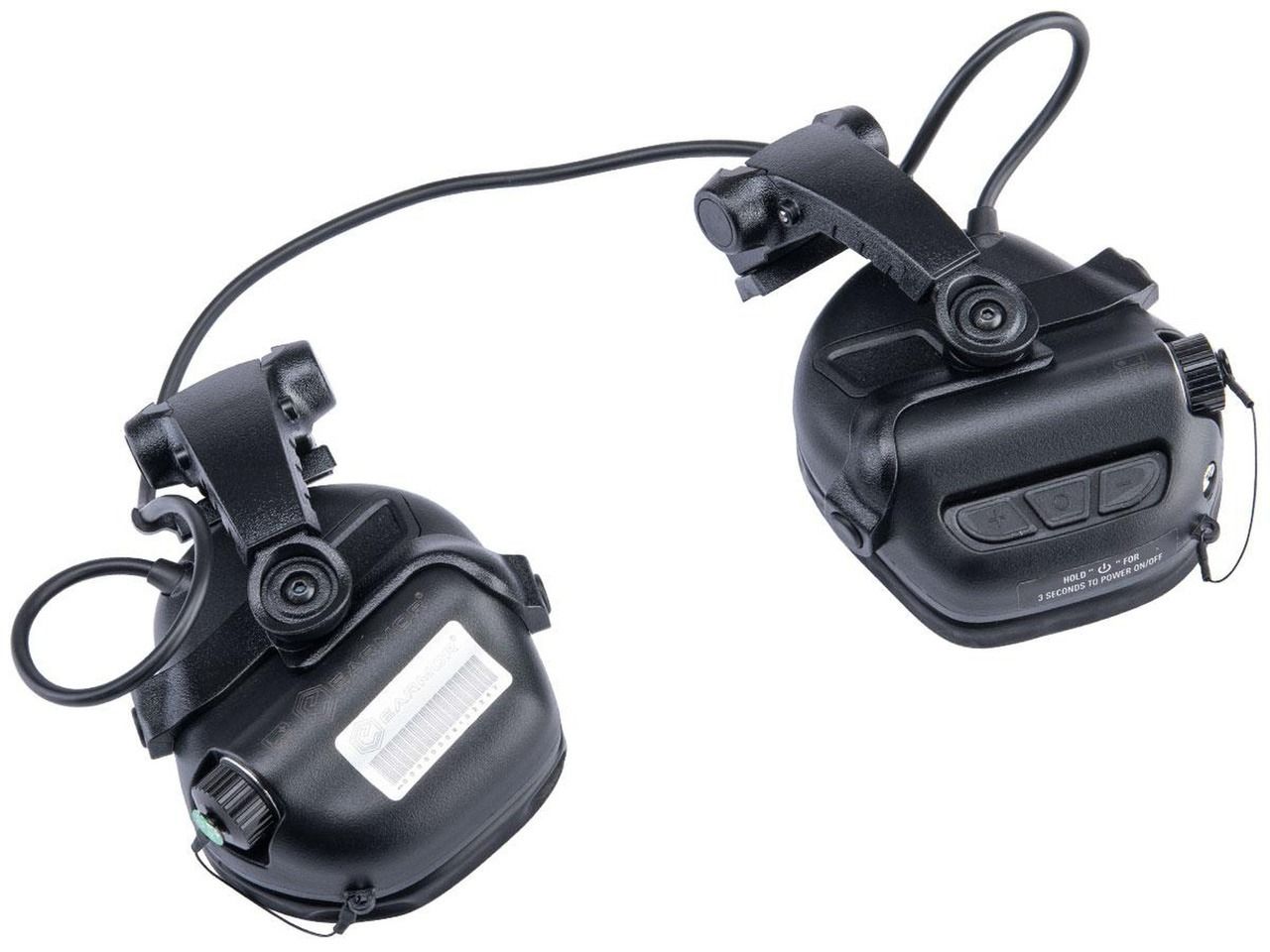 OPSMEN EARMOR M32X MOD3 KASK TIPI MIKROFONLU ATIS KULAKLIGI Black (Siyah)