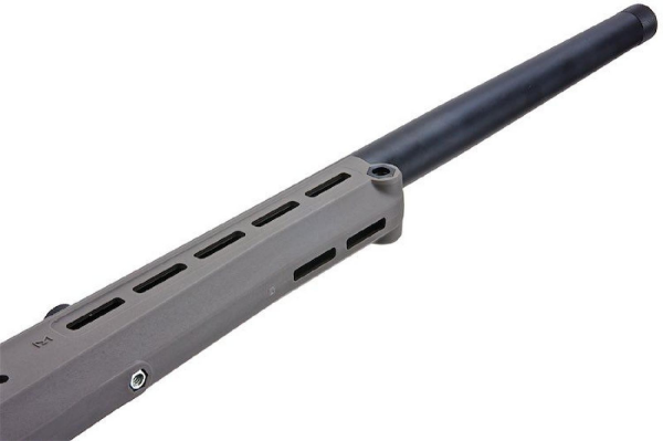 Silverback TAC-41PS Classic Polimer Dipçik Sport Version Sniper Bolt Action Airsoft Tüfek – Gri (SBA-T41PS-WG)