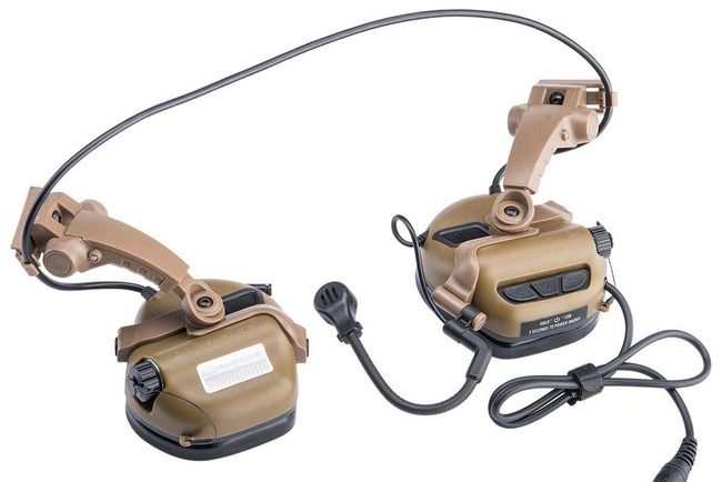 OPSMEN EARMOR M32X MOD3 KASK TIPI MIKROFONLU ATIS KULAKLIGI Brown ( Kahverengi )