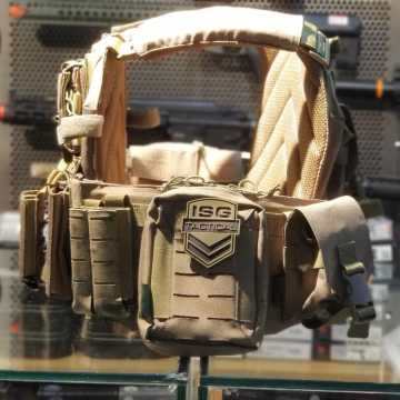 ISG TACTICAL 12 CEPLİ HÜCUM YELEĞİ - TAN RENGİ