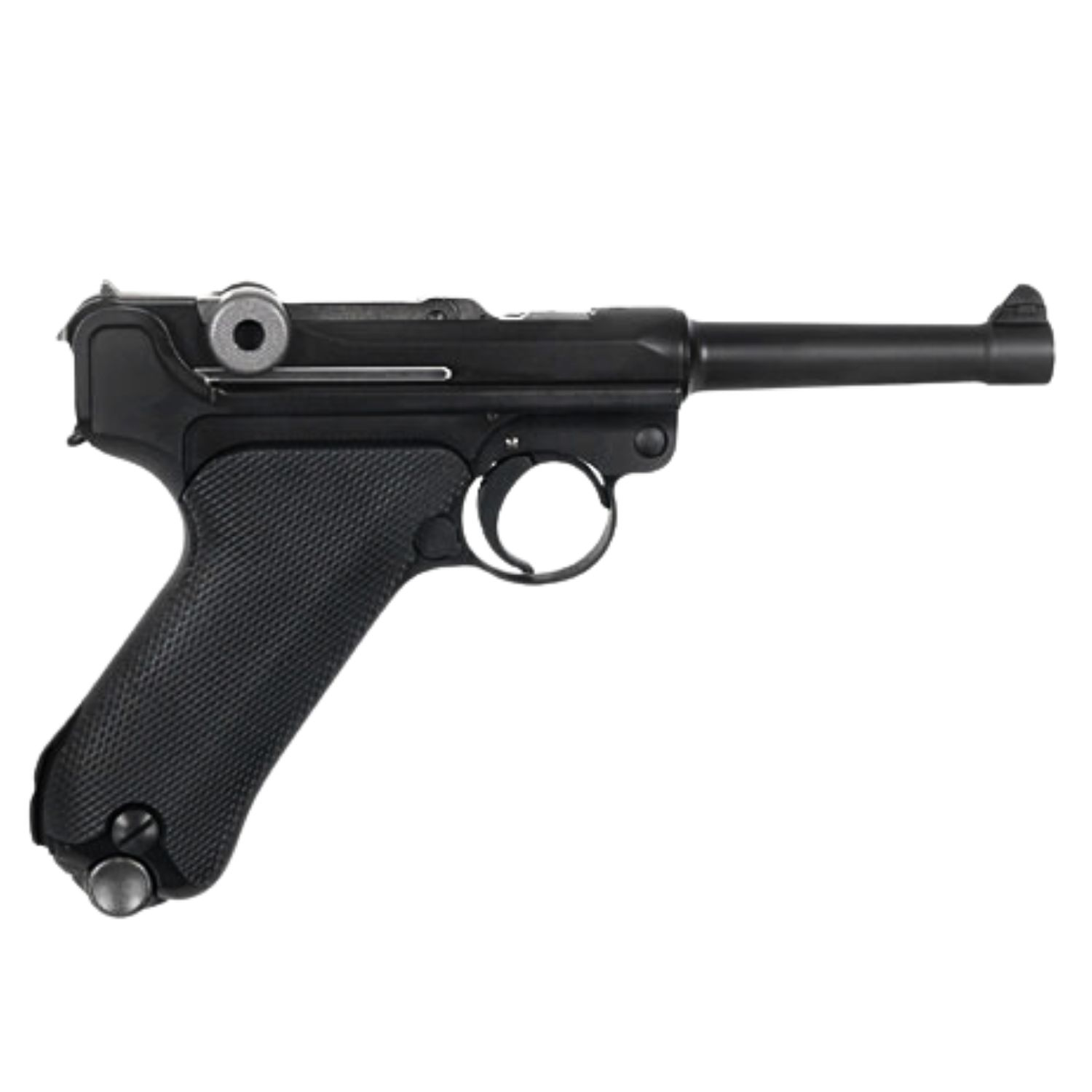 WE MAKARALI PARABELLUM 4'' KISA SIYAH AIRSOFT TABANCA P08