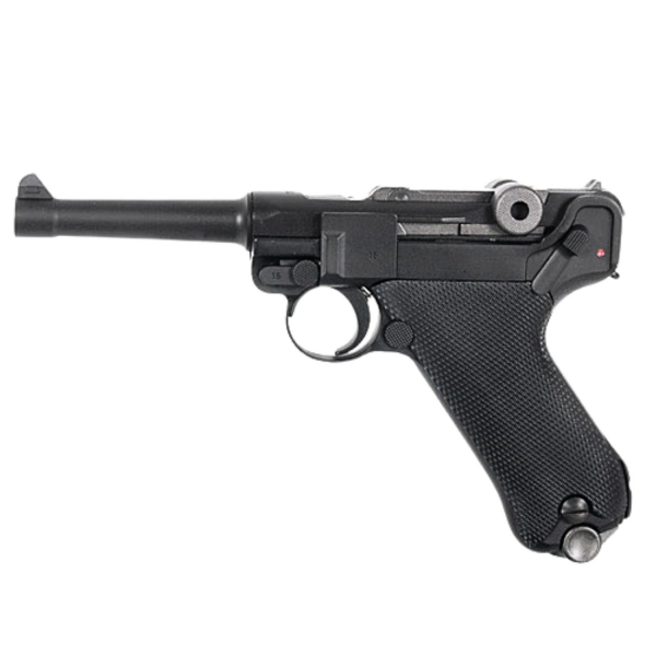 WE MAKARALI PARABELLUM 4'' KISA SIYAH AIRSOFT TABANCA P08