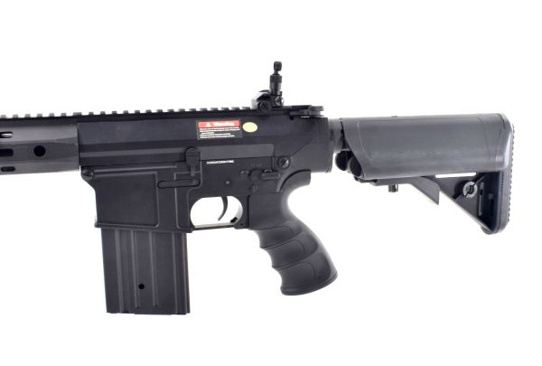 Golden Eagle Metal SR25K URX4 14.5'' M-Lok AEG Rifle with Mosfet Airsoft Tüfek - Siyah