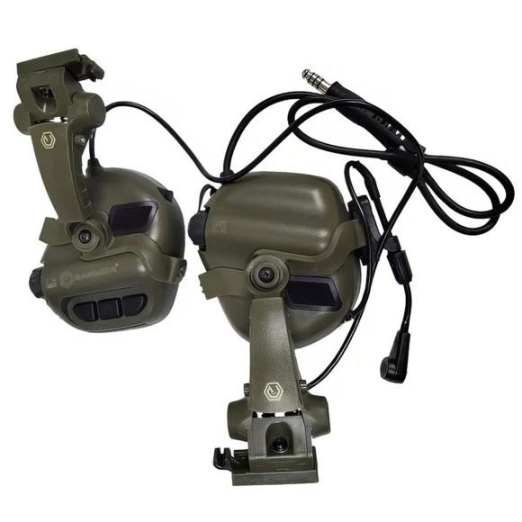 OPSMEN EARMOR M32X MOD3 KASK TIPI MIKROFONLU ATIS KULAKLIGI Haki