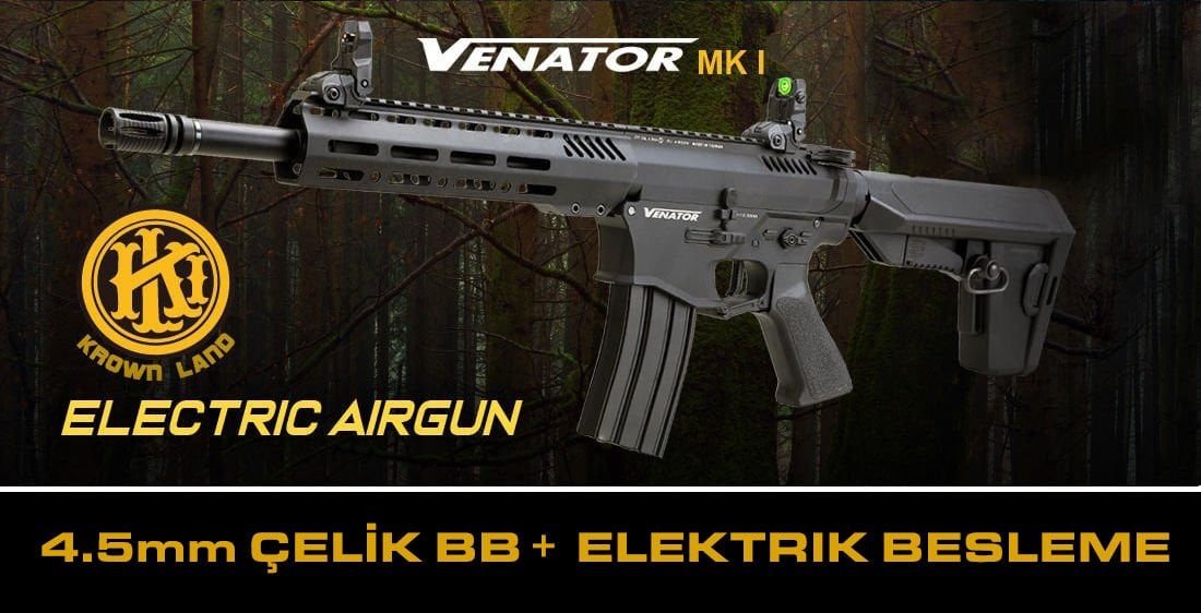 KLI VENATOR MKI 4.5mm ELEKTRIKLI HAVALI TUFEK