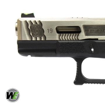 WE Glock G19 T7 GBB Airsoft Tabanca SV Kızak / SV Namlu /  BK Gövde