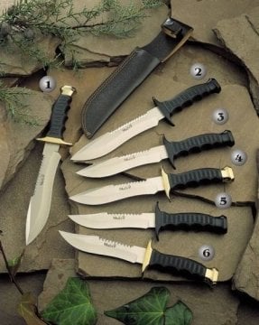 Muela 85-141 Tactical Siyah Başlıklı Bıçak
