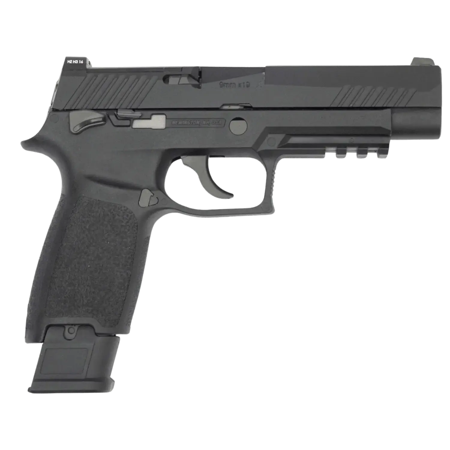 We AEG SIG P320 M17 Green Gas GBB Airsoft Tabanca (F17) - Siyah