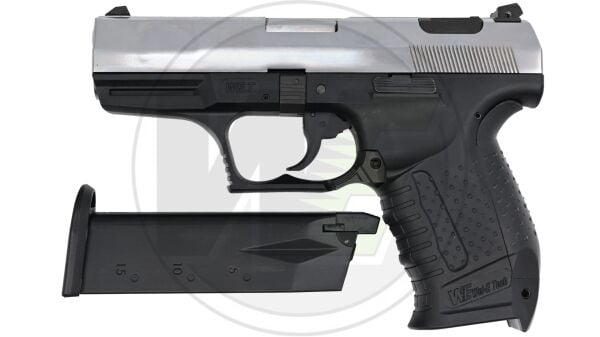 WE WALTHER P99 SILVER GBB Airsoft Tabanca