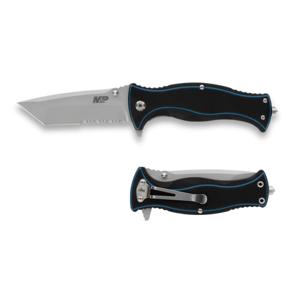 Smith Wesson® M&P OFFICER Folding Knife Plain Edge G10 Tanto 1117204