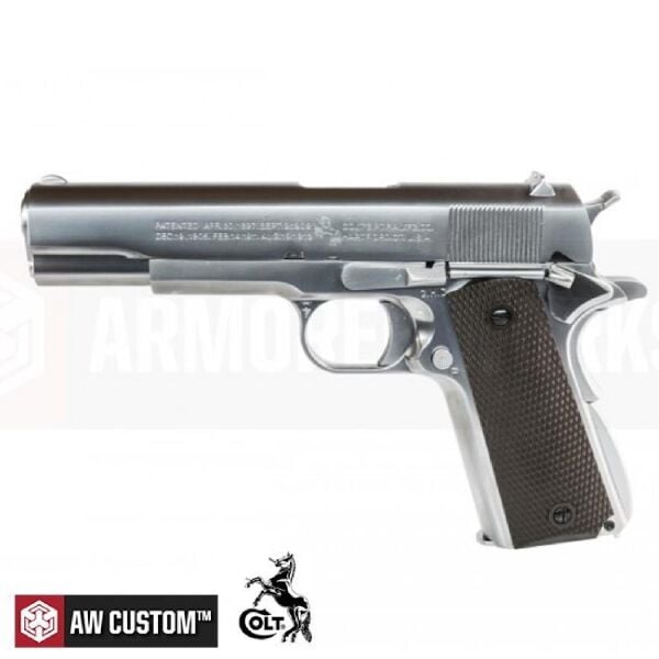 Cybergun COLT 1911 Lisanslı GBB AIRSOFT TABANCA - GÜMÜŞ RENK