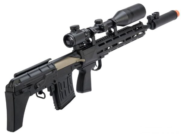 CYMA SVU Dragunov M-Lok Handguard Sniper Siyah AEG Airsoft Tüfek