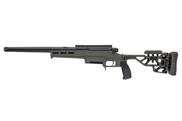 Silverback TAC 41 LS Lite Sport Version Chassis & Katlanır Dipçik Airsoft Bolt Action Tüfek Yeşil (OD)