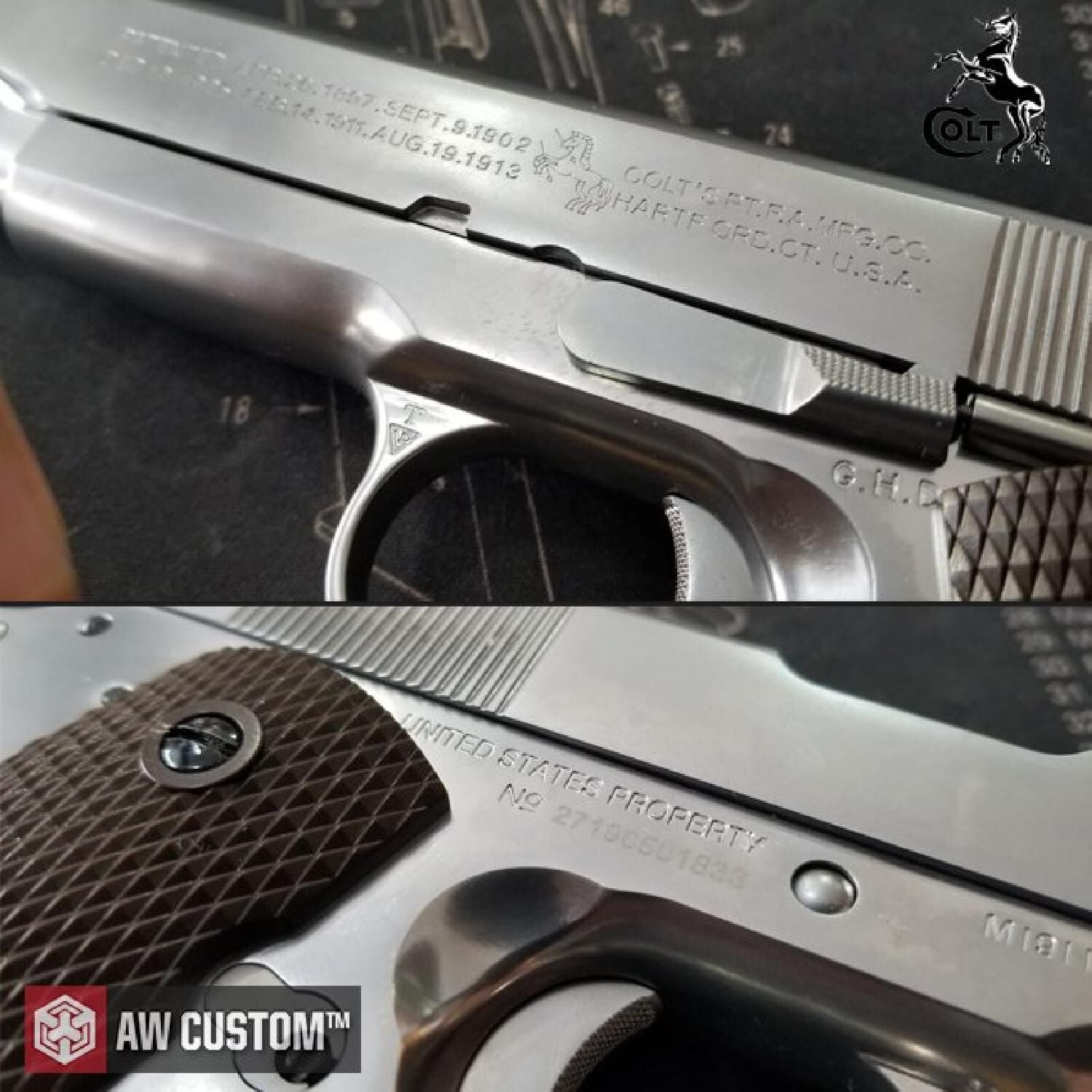 Cybergun COLT 1911 Lisanslı GBB AIRSOFT TABANCA - GÜMÜŞ RENK