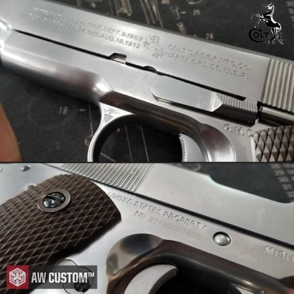Cybergun COLT 1911 Lisanslı GBB AIRSOFT TABANCA - GÜMÜŞ RENK