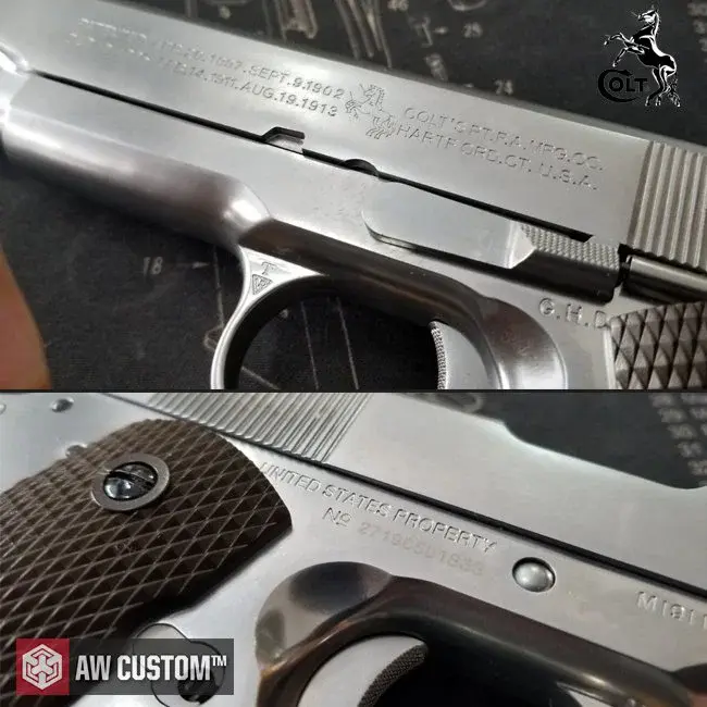 Cybergun COLT 1911 Lisanslı GBB AIRSOFT TABANCA - GÜMÜŞ RENK