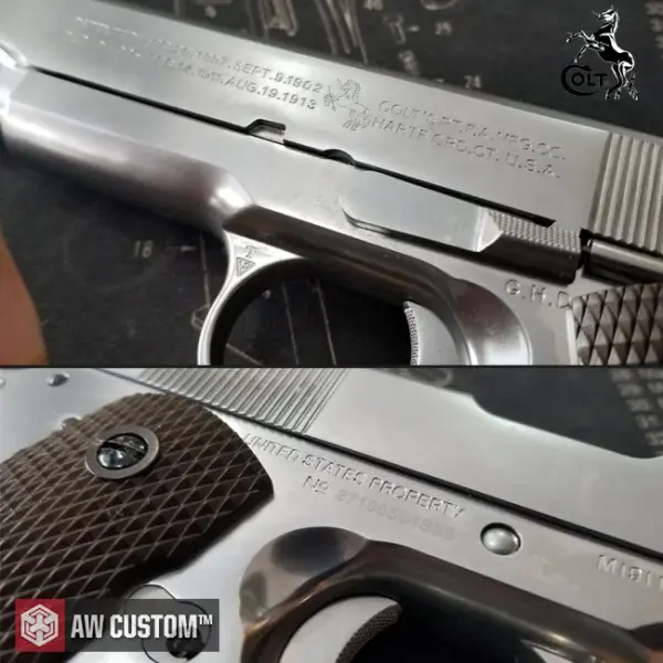 Cybergun COLT 1911 Lisanslı GBB AIRSOFT TABANCA - GÜMÜŞ RENK