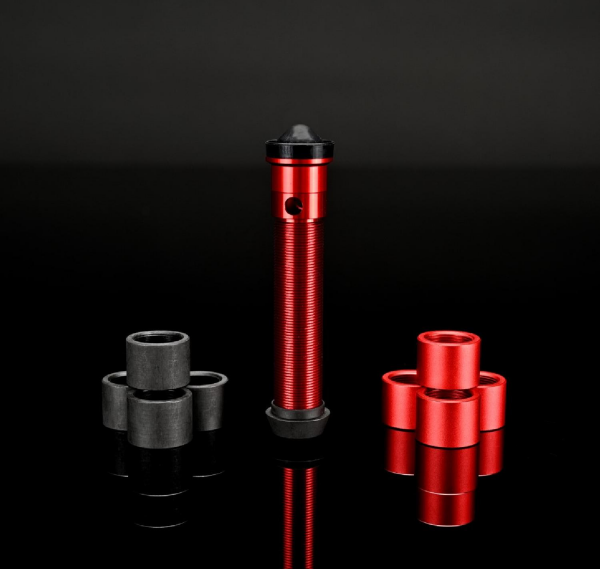 Silverback TAC 41 Airsoft Variable Mass Piston (Kırmızı) Piston Kapağı NBR 70 (Siyah) - SBA-BPS-31