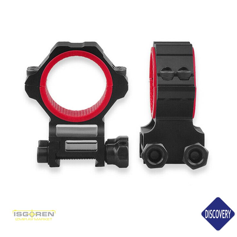 Discovery 11mm Ray için Yüksek Profil 25.4mm/30mm/34mm Adaptörlü Dürbün Ayağı 180201