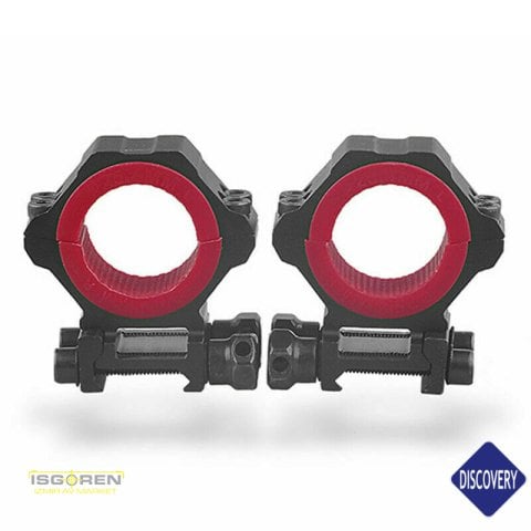 Discovery 21mm Pikatini Ray için Yüksek Profil 25.4mm/30mm/34mm Adaptörlü Dürbün Ayağı 180203