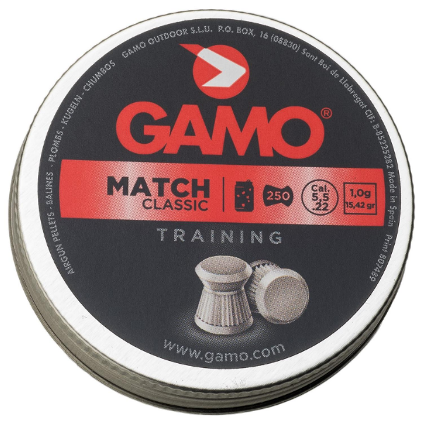 GAMO MATCH CLASSIC HAVALI SAÇMA  250’li 5.5mm 15.42gr