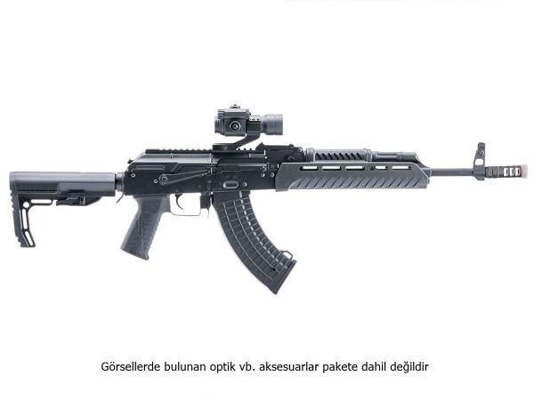 CYMA Tactical AK with M4 CQB Stock Airsoft AEG Tüfek Siyah - CYMA-CM078D