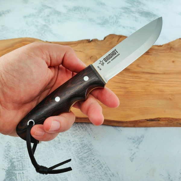 Bigshot BC02 Kamp Bıçağı Finger Grip (4116 Çelik)