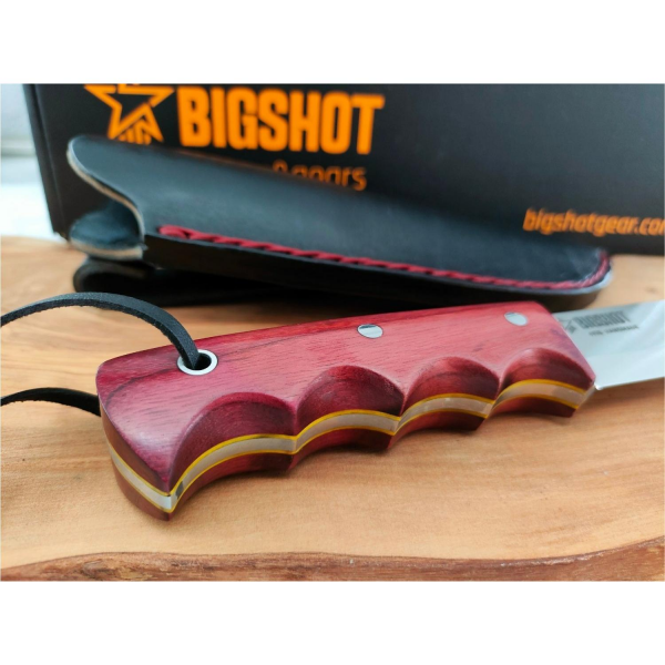Bigshot BC02 Kamp Bıçağı Finger Grip (4116 Çelik)