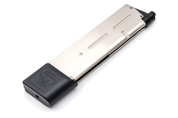 Army R32 1911 GBB 30 rounds Gas Magazine Airsoft Tabanca Şarjörü Silver - ARM-MAG-R32-SV