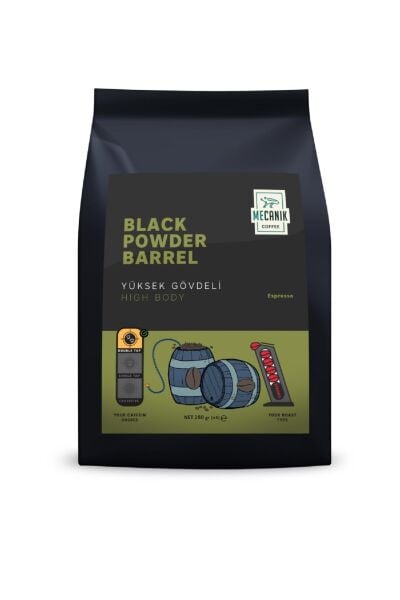 Mecanık Coffee Black Powder Barrel espresso 250g