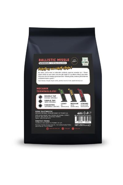 Mecanık Coffee Ballistic Missile Filtre Blend 250g