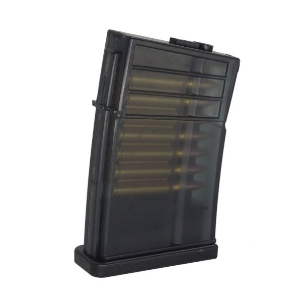 Golden Eagle 70BB HK417 AEG Midcap magazine Airsoft Tüfek Şarjör Siyah - GOL-M-612