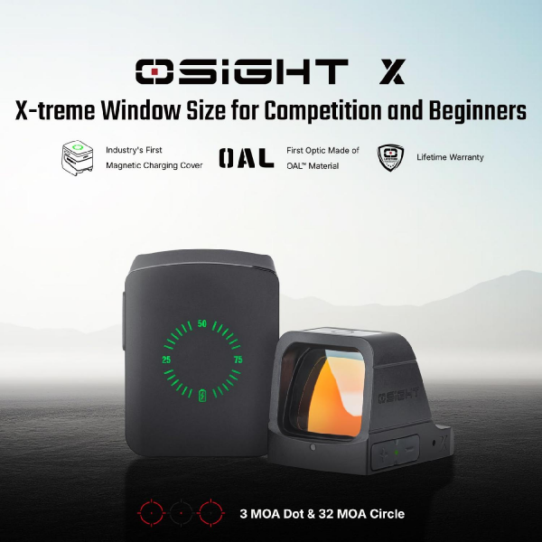 OSİGHT X 3 MOA DOT & 32 MOA CİRCLE RED DOT