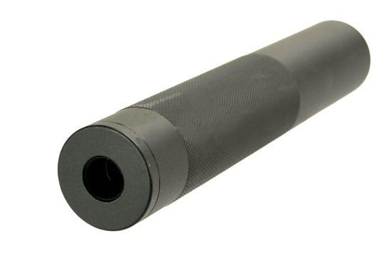 EAIMING Metal 195mm Navy SEAL Marking Silencer Susturucu BK, 14mm CW/CCW - EAI-SIL-197-BK