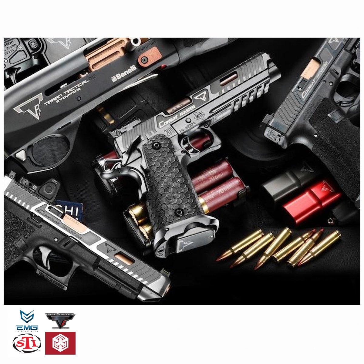 JW3 John Wick 3 GBB Airsoft Tabanca EMG STI / TTI Lisanslı Combat Master TT-CM0101