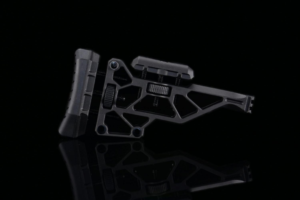 Silverback TAC-41 Katlanır Picatinny Polimer Dipçik Ayarlanabilir Siyah - SBA-STK-44BK