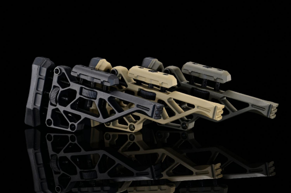 Silverback TAC-41 Katlanır Picatinny Polimer Dipçik Ayarlanabilir Siyah - SBA-STK-44BK