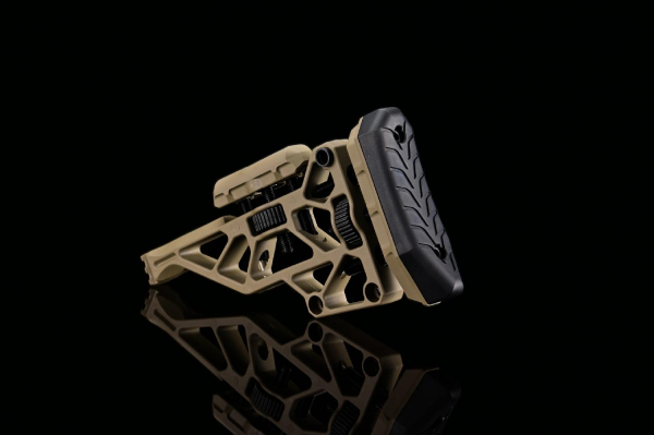 Silverback TAC-41 Katlanır Picatinny Polimer Dipçik Ayarlanabilir Çöl- SBA-STK-44FDE