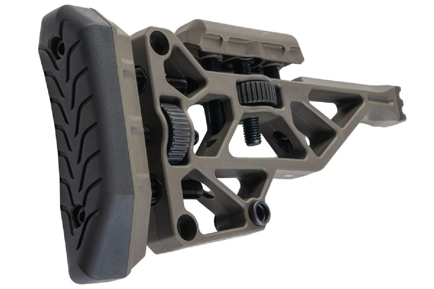 Silverback TAC-41 Katlanır Picatinny Polimer Dipçik Ayarlanabilir Haki- SBA-STK-44OD