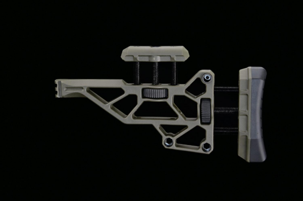 Silverback TAC-41 Katlanır Picatinny Polimer Dipçik Ayarlanabilir Haki- SBA-STK-44OD