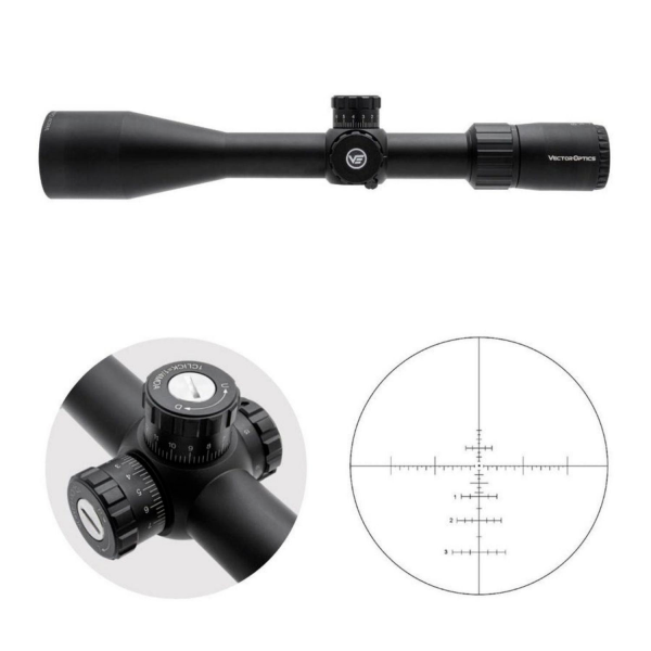 HATSAN PCP HAVALI TÜFEK FACTOR BP FDE 5,5 mm Vector Optics Everest 3-18x50SFP Gen II Kampanya