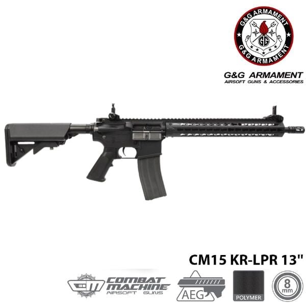 G&G CM15 KR-LPR 13'' AEG Airsoft Tüfek